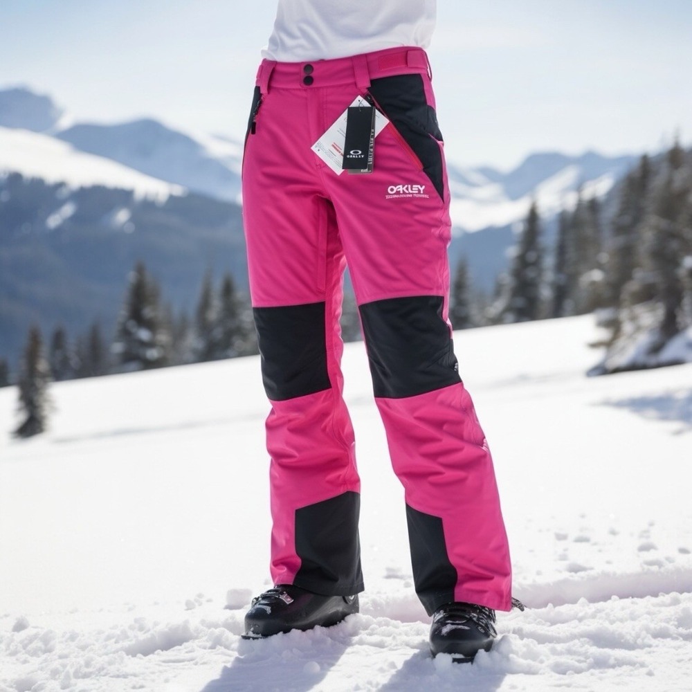 NWT Oakley Esalen 2L 10K Insulated Ski Snowboard Pants Pink Size S MSRP $190